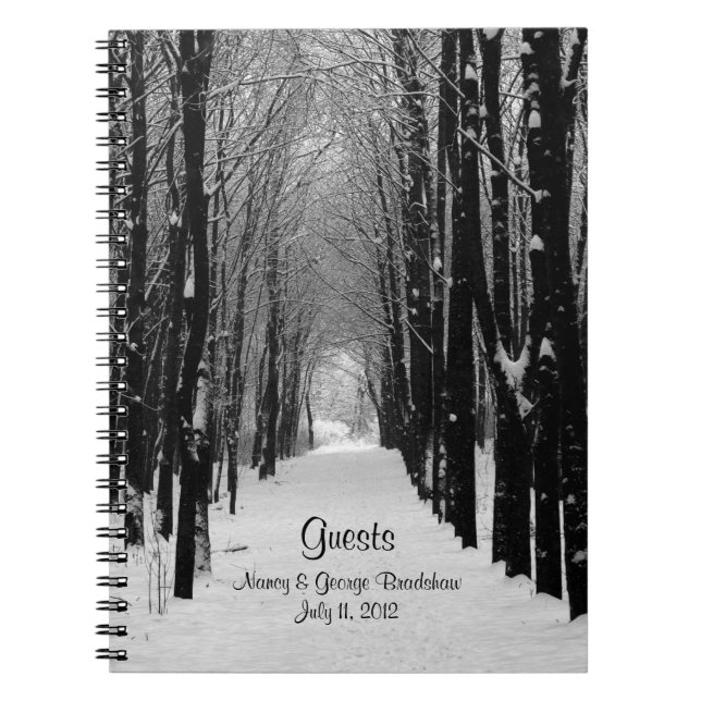 Cuaderno La huésped de la boda del invierno firma adentro (Frente)