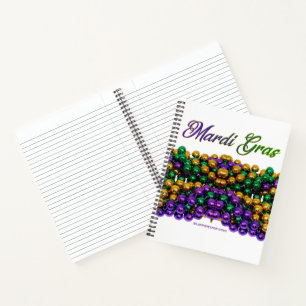 Cuaderno La imagen icónica de SlipperyJoe con tema de Mardi