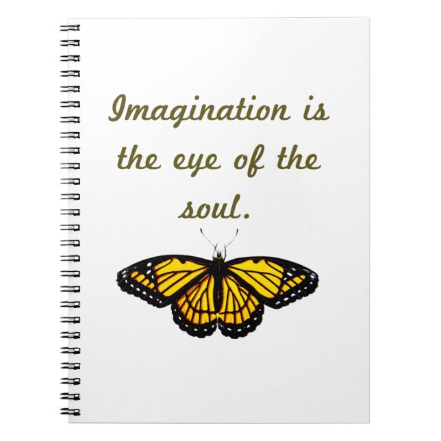 Cuaderno La Imaginación Es El Ojo Del Alma (Frente)