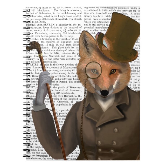 Cuaderno La impresión de Bounder Fox (Frente)