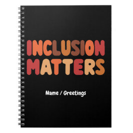 Cuaderno La inclusión de la conciencia sobre el autismo y l