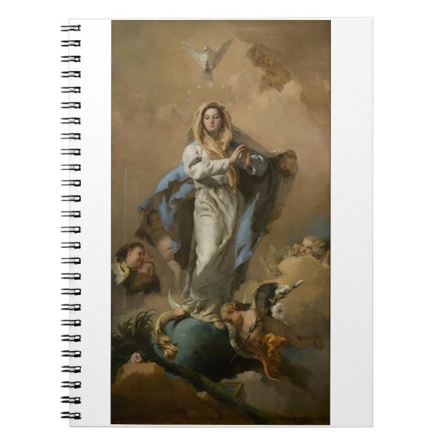 Cuaderno La Inmaculada Concepción por Giovanni Tiepolo (Frente)