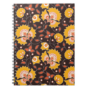 Cuaderno La inmaculada cosecha india de color floral