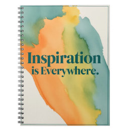 Cuaderno La inspiración está en todas partes