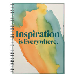 Cuaderno La inspiración está en todas partes