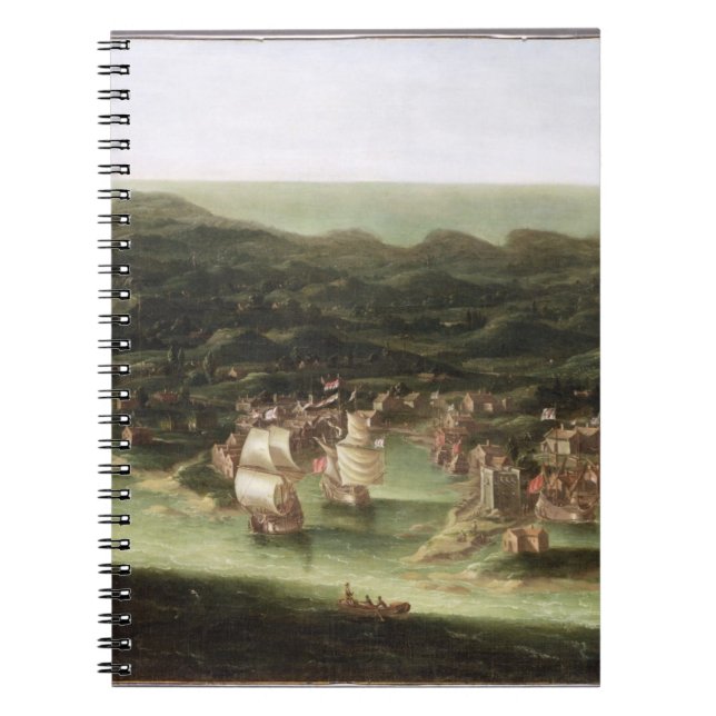 Cuaderno La isla de Barbados, c.1694 (aceite en lona) (Frente)