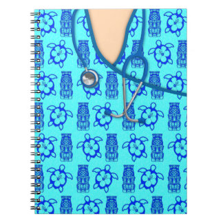 Cuaderno La isla de Honu Tiki médica friega
