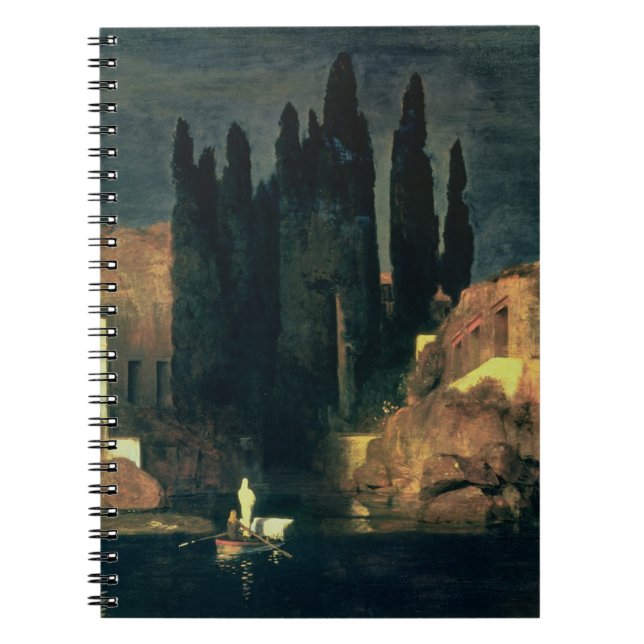 Cuaderno La isla de los muertos, 1880 (aceite en lona) (Frente)
