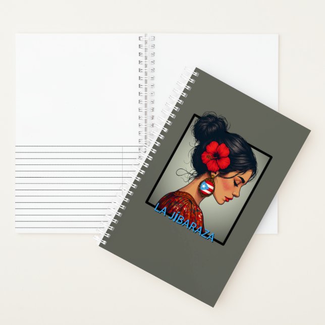 Cuaderno La Jíbaraza 14 – Puerto Rican Jíbara Art • Boricua (Interior)