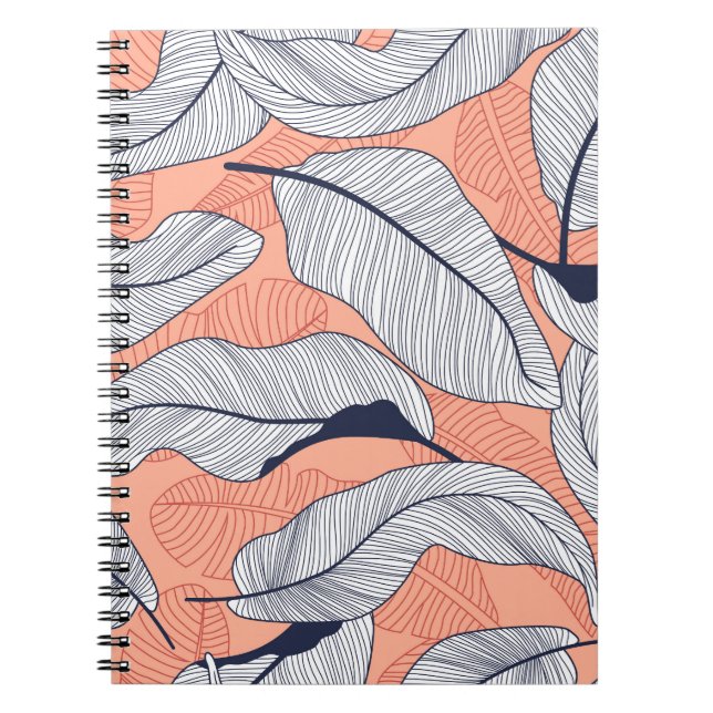 Cuaderno La jungla deja un patrón tropical impecable (Frente)