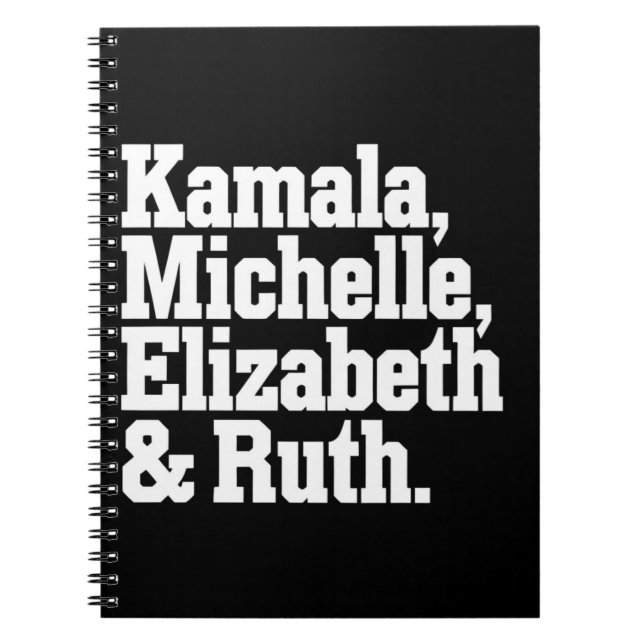 Cuaderno La Kamala Política Feminista Michelle Elizabeth Ru (Frente)