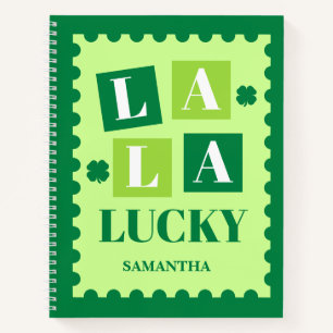 Cuaderno La La Suerte Día de San Patricio