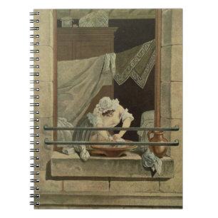 Cuaderno La lavandera, grabada por J. Laurent Julien (c1