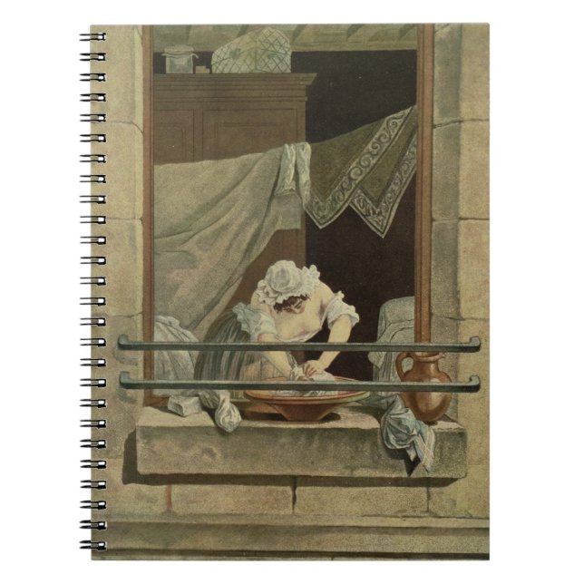 Cuaderno La lavandera, grabada por J. Laurent Julien (c1 (Frente)