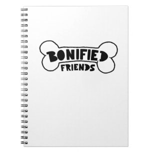 Cuaderno La lealtad de perro de los amigos con iones óseos 