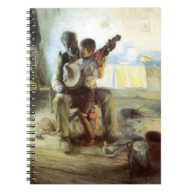 Cuaderno La Lección Banjo De Henry Ossawa Tanner (Frente)