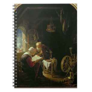 Cuaderno La lección de la biblia, o Anne y Tobias (aceite