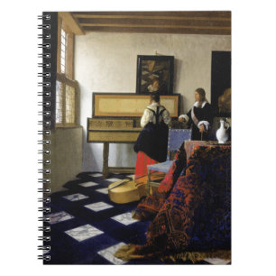 Cuaderno La lección de música de Johannes Vermeer