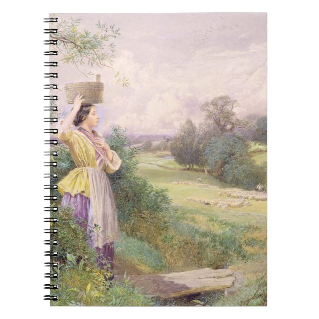 Cuaderno La lechera, 1860 (w/c en el papel) (Frente)