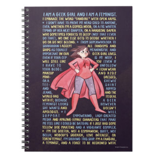 Cuaderno La letanía del chica del friki para el feminismo