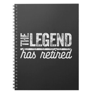 Cuaderno la leyenda se ha retirado
