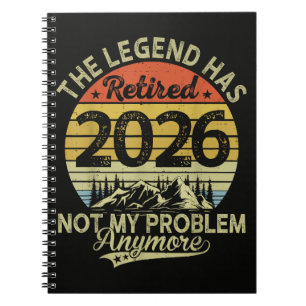 Cuaderno La leyenda se jubiló 2026 No es mi problema