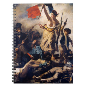 Cuaderno La libertad de los líderes pintando a Eugène Del