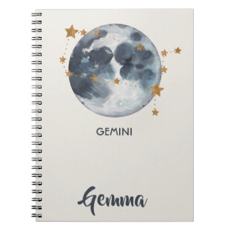 Cuaderno La luna celestial del zodiaco protagoniza el