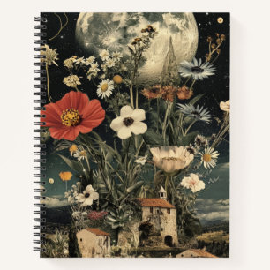 Cuaderno La luna florece por el encanto rústico