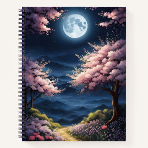 Cuaderno La luz de la luna en flor