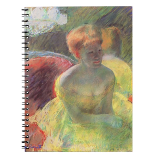 Cuaderno La Lydia de Cassatt se inclina en sus brazos (Frente)