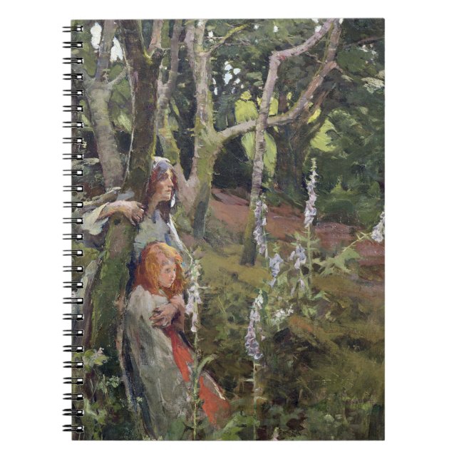 Cuaderno La madera encantada (aceite sobre lienzo) (Frente)