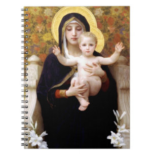 Cuaderno La Madonna de los Lirios (por William Bouguereau)