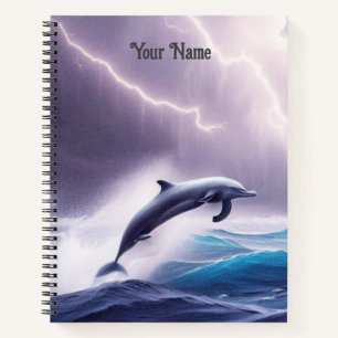 Cuaderno La magia de los delfines en un mar tormentoso: una
