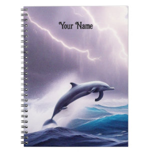 Cuaderno La magia de los delfines en un mar tormentoso: una