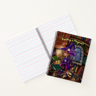 Cuaderno La magia en la biblioteca: 'La lectura es mágica'
