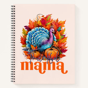 Cuaderno La mamá agradecida Turquía y el otoño abandonan el