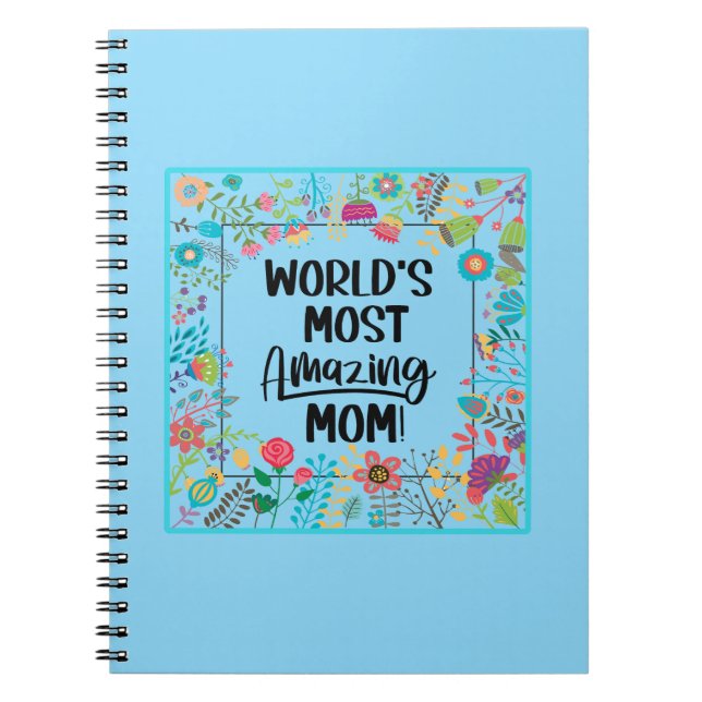 Cuaderno La mamá más asombrosa del mundo (Frente)