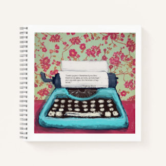 Cuaderno La máquina de escribir de Virginia