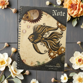 Cuaderno La maravilla mecánica de los peces de vapor del oc