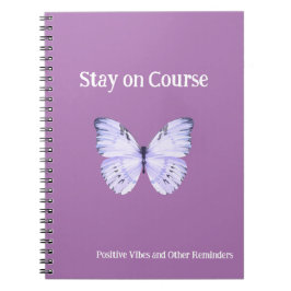 Cuaderno La mariposa rosa permanece en el curso y otros rec