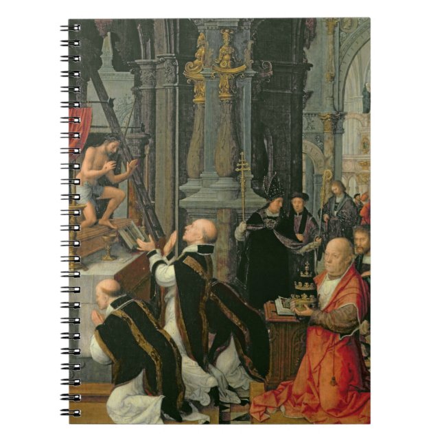 Cuaderno La masa de St Gregory (aceite en lona) (Frente)