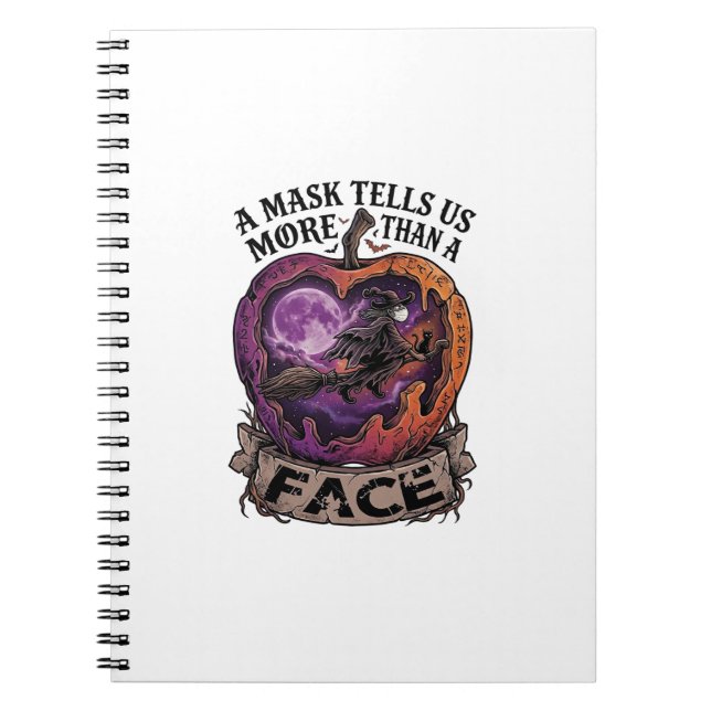 Cuaderno La Máscara Nos Dice Más Que La Cara De Bruja De Ha (Frente)