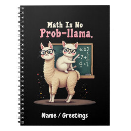Cuaderno La matemática no es una inspiración de prob-llama
