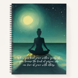 Cuaderno La meditación del yoga en la cita del Océano Estre