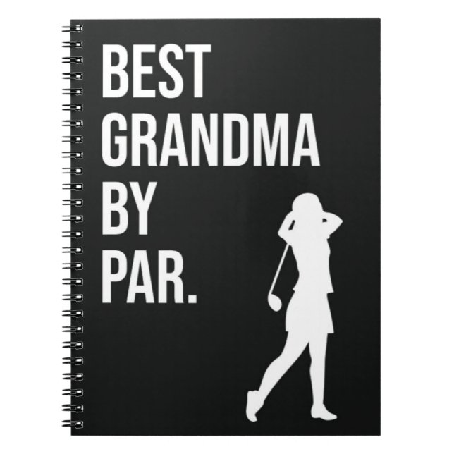 Cuaderno La Mejor Abuela De Par Golf Regalos Para Su Abuela (Frente)