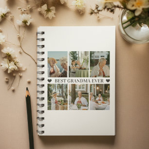 Cuaderno La Mejor Abuela del Mundo Collage de Fotos – Regal