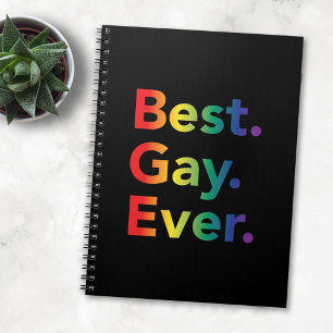 Cuaderno La mejor bandera arcoiris gay de todos los tiempos