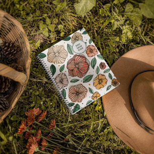 Cuaderno La mejor mamá color de agua vintage y flores de ti