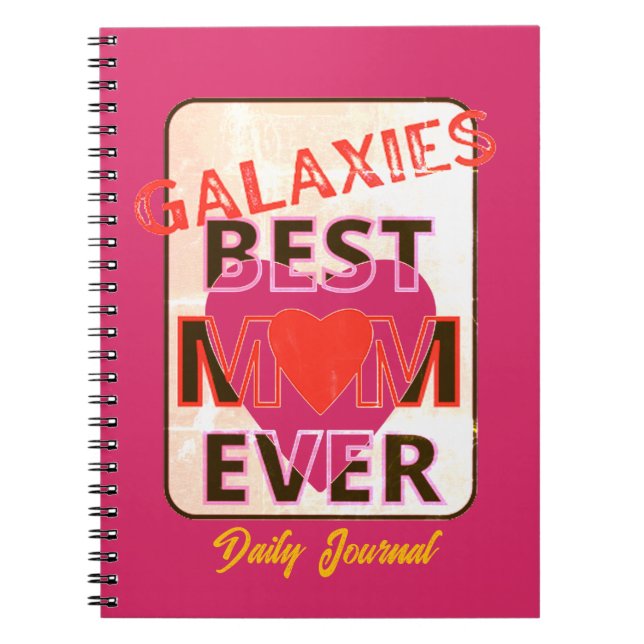 Cuaderno La mejor mamá de la galaxia (Frente)